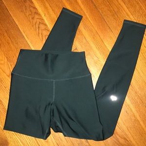 Alo forest green airlift leggings
